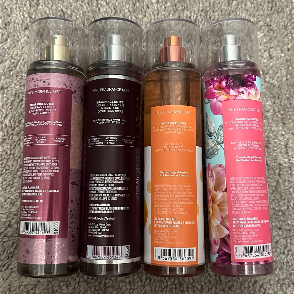 Bath & Body Works Fine Fragrance Mist Bundle – 4 Bottles - Picture 2 of 2
